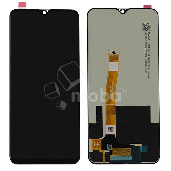 Дисплей для Realme 5 Pro (RMX1971) в сборе с тачскрином Черный - Оптима
