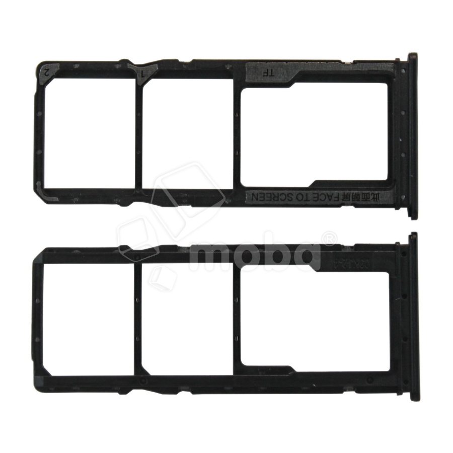 Держатель SIM для Xiaomi Redmi 8 (M1908C3IC/MZB8255IN/M1908C3IG/M1908C3IH) Черный