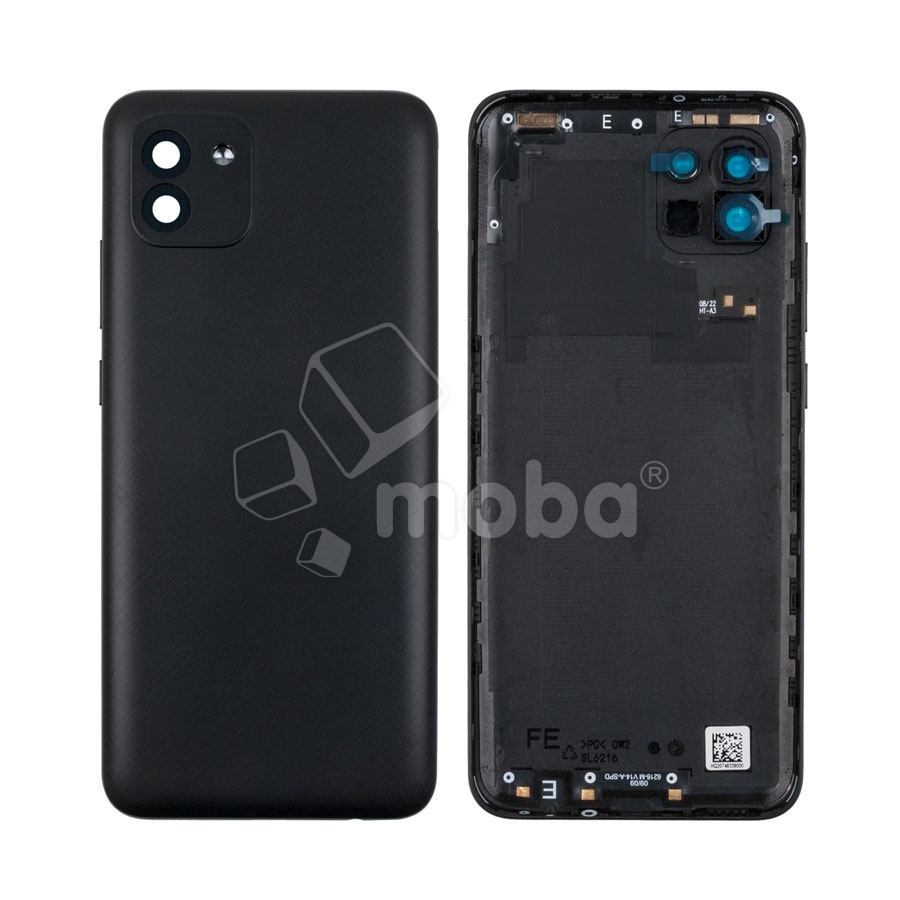 Задняя крышка для Samsung Galaxy A03 (A035F) Черный