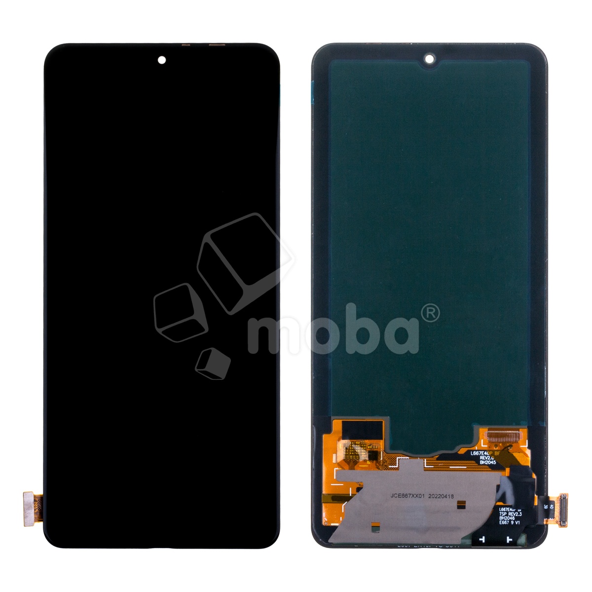 Дисплей для Xiaomi Poco F3/Mi 11i/K40/K40 Pro (M2012K11AG) в сборе с тачскрином Черный - (OLED) (Full HD, 450 Кд/м²)