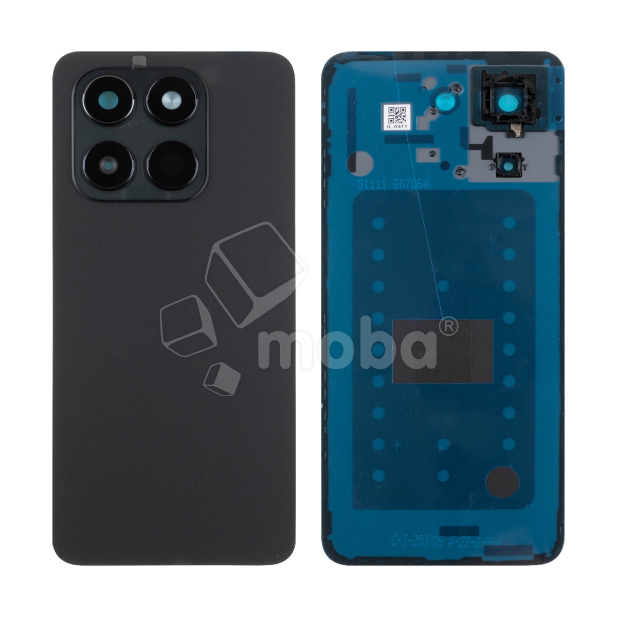 Задняя крышка для Huawei Honor 400 Smart 5G (LGN-NX1) Черный - Премиум