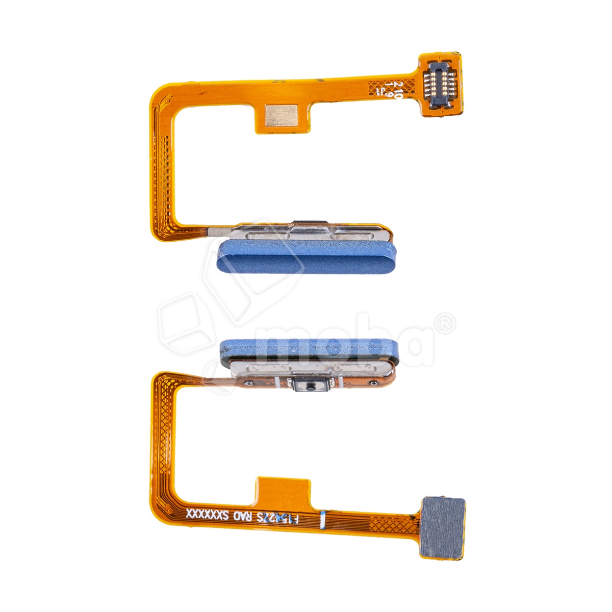 Шлейф для Xiaomi Mi 11 Lite 4G/5G (M2101K9AG/M2101K9G) сканер отпечатка пальцев Голубой