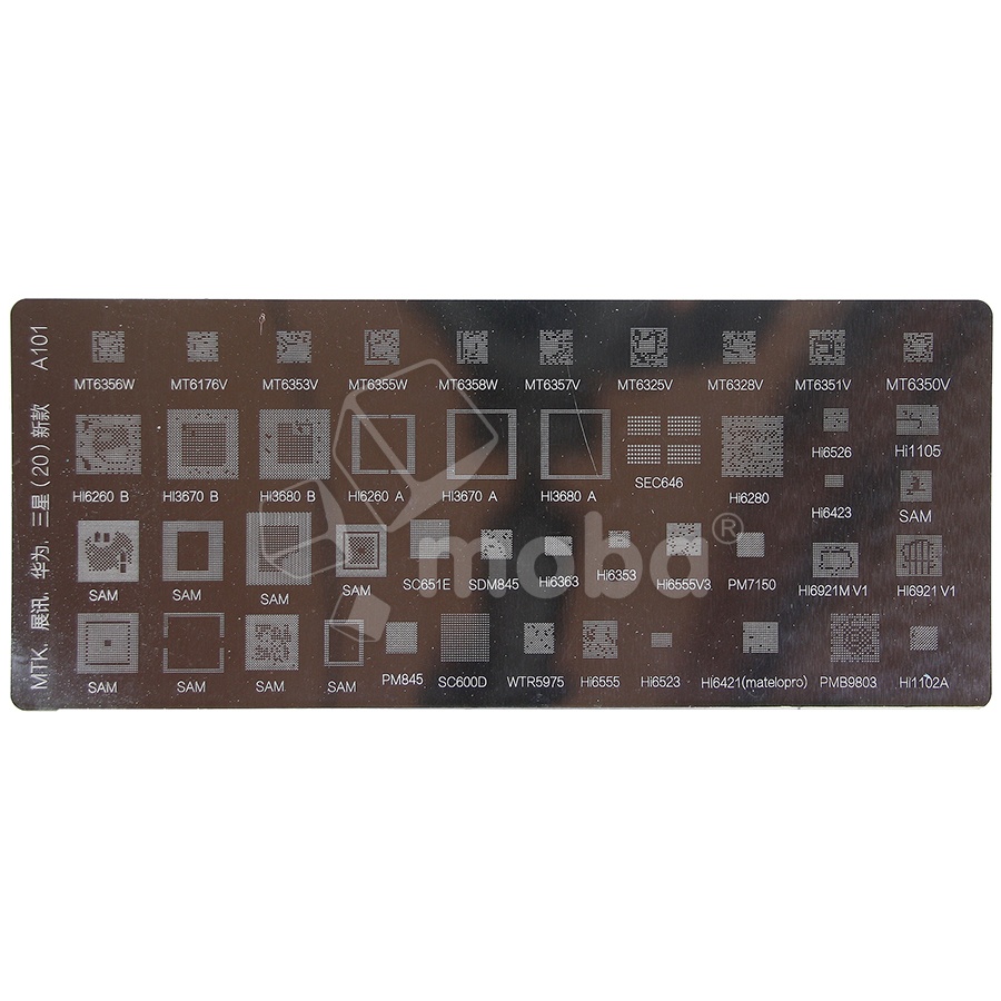 BGA трафарет MTK A101