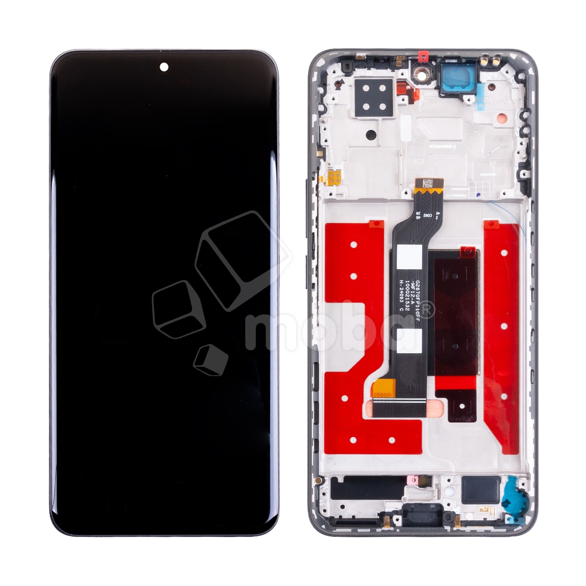 Дисплей для Huawei Honor 200 (ELI-AN00/ELI-NX9) модуль с рамкой Черный - OR