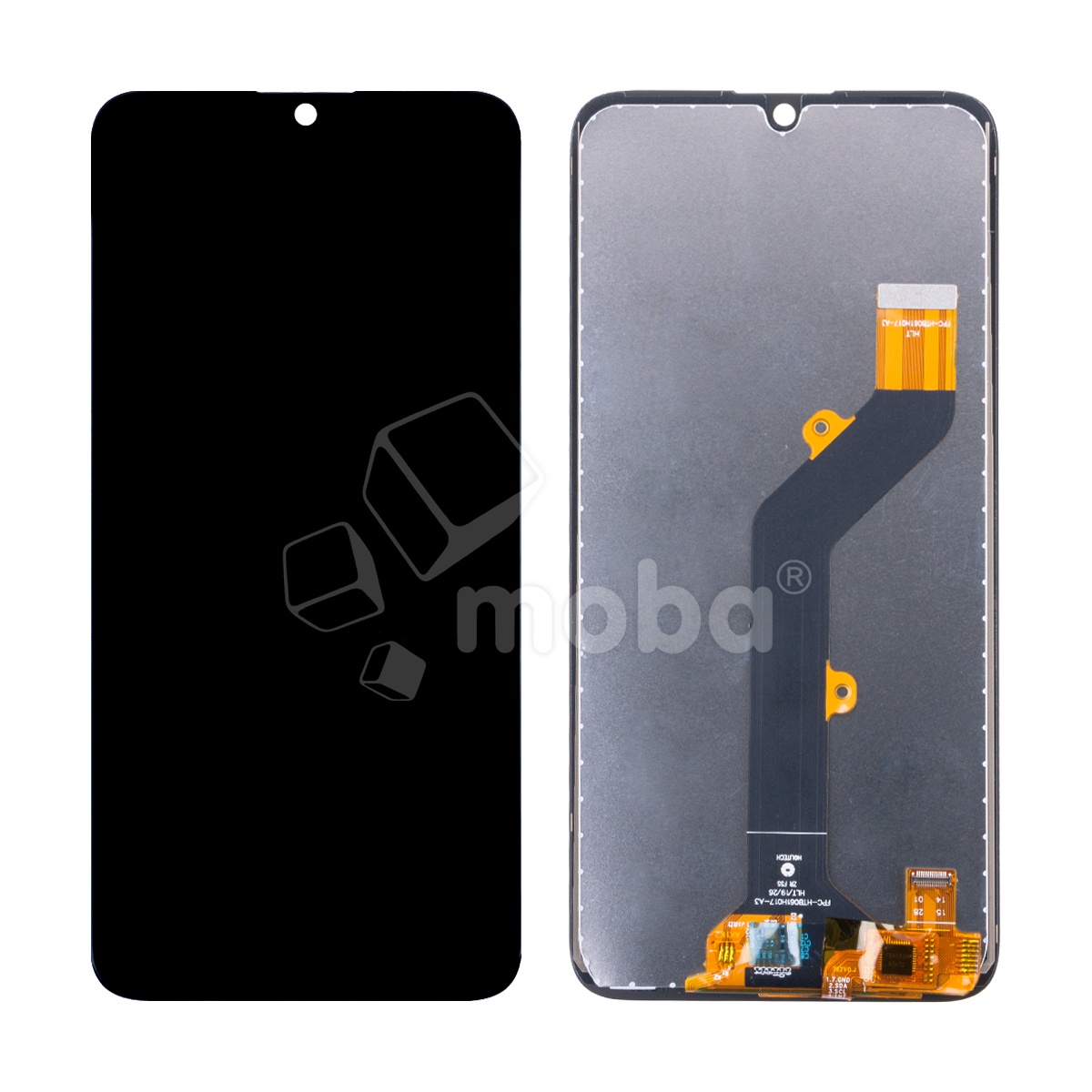 Дисплей для Itel A48 (L6006) в сборе с тачскрином Черный - Оптима