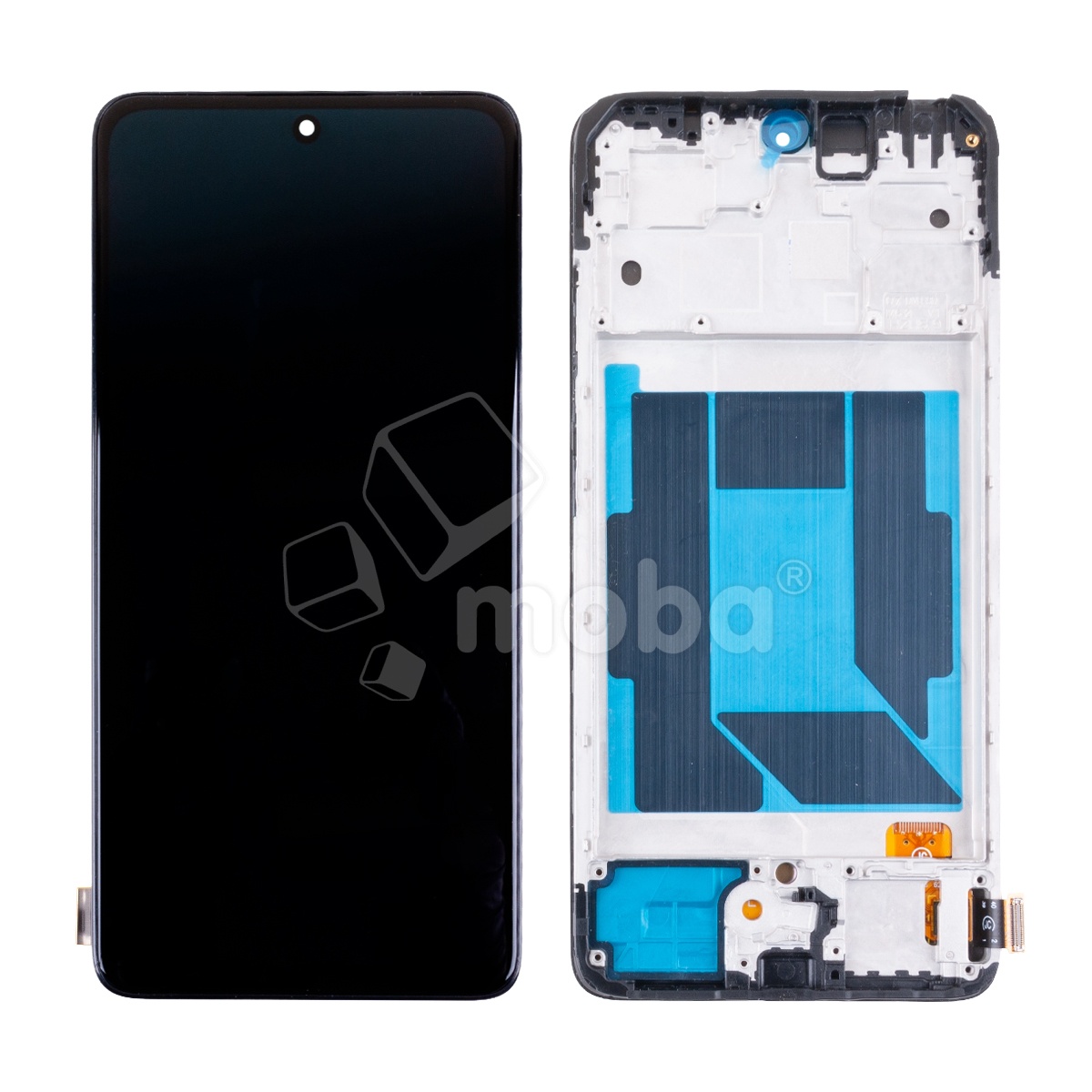 Дисплей для Xiaomi Redmi Note 14 4G (24117RN76O/24117RN76G) модуль с рамкой Черный - (OLED) (Full HD, 450 Кд/м²)