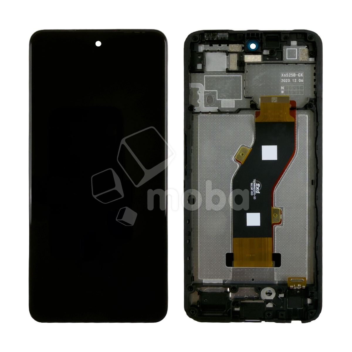 Дисплей для Infinix Smart 8 Pro (X6525B) модуль с рамкой Черный - OR (HD+, 300 Кд/м², 90 Гц)