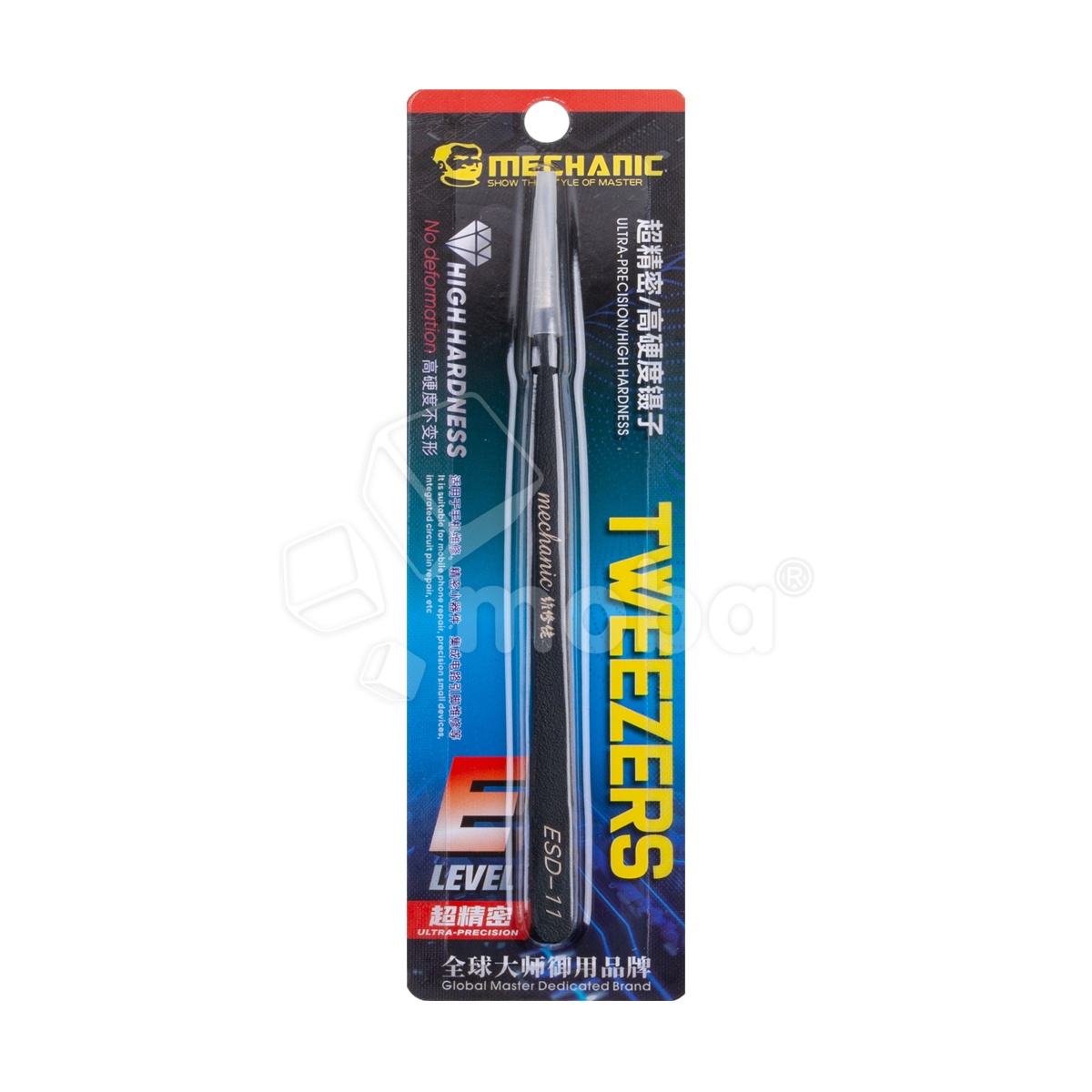 Пинцет прямой Mechanic ESD-11 SMD