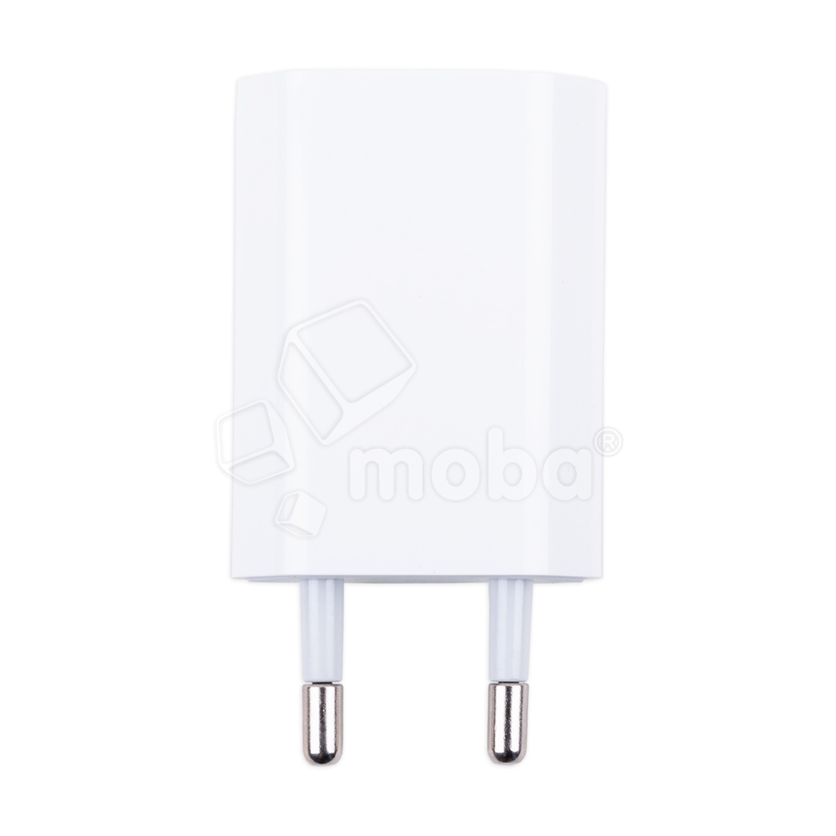 Сетевое зарядное устройство USB для iPhone "Призма" (5W) (тех.упак.) Белый