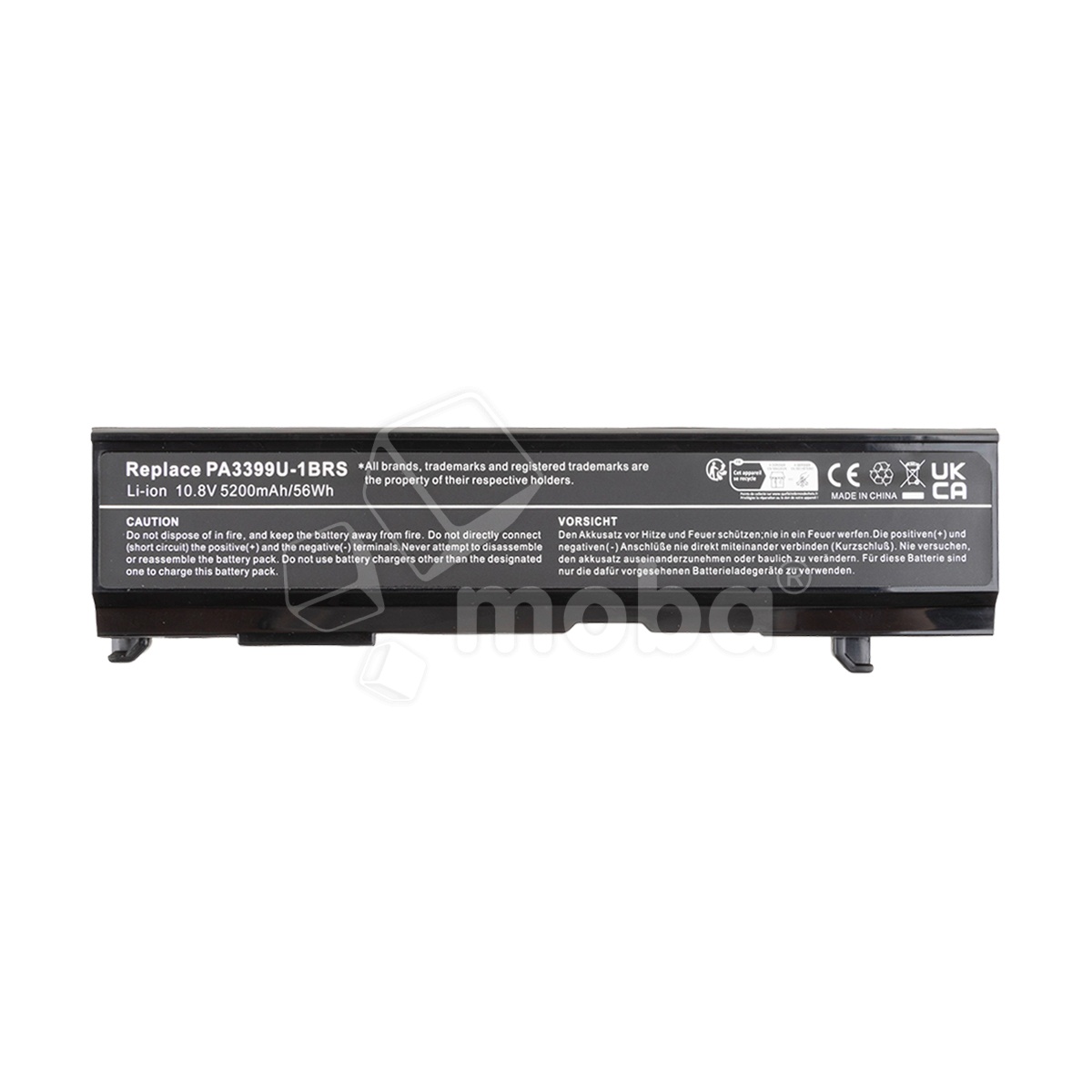 Аккумуляторная батарея для ноутбука Toshiba Satellite A80, A100, A105, A110, A135, M100 (PA3399) 5200 mAh