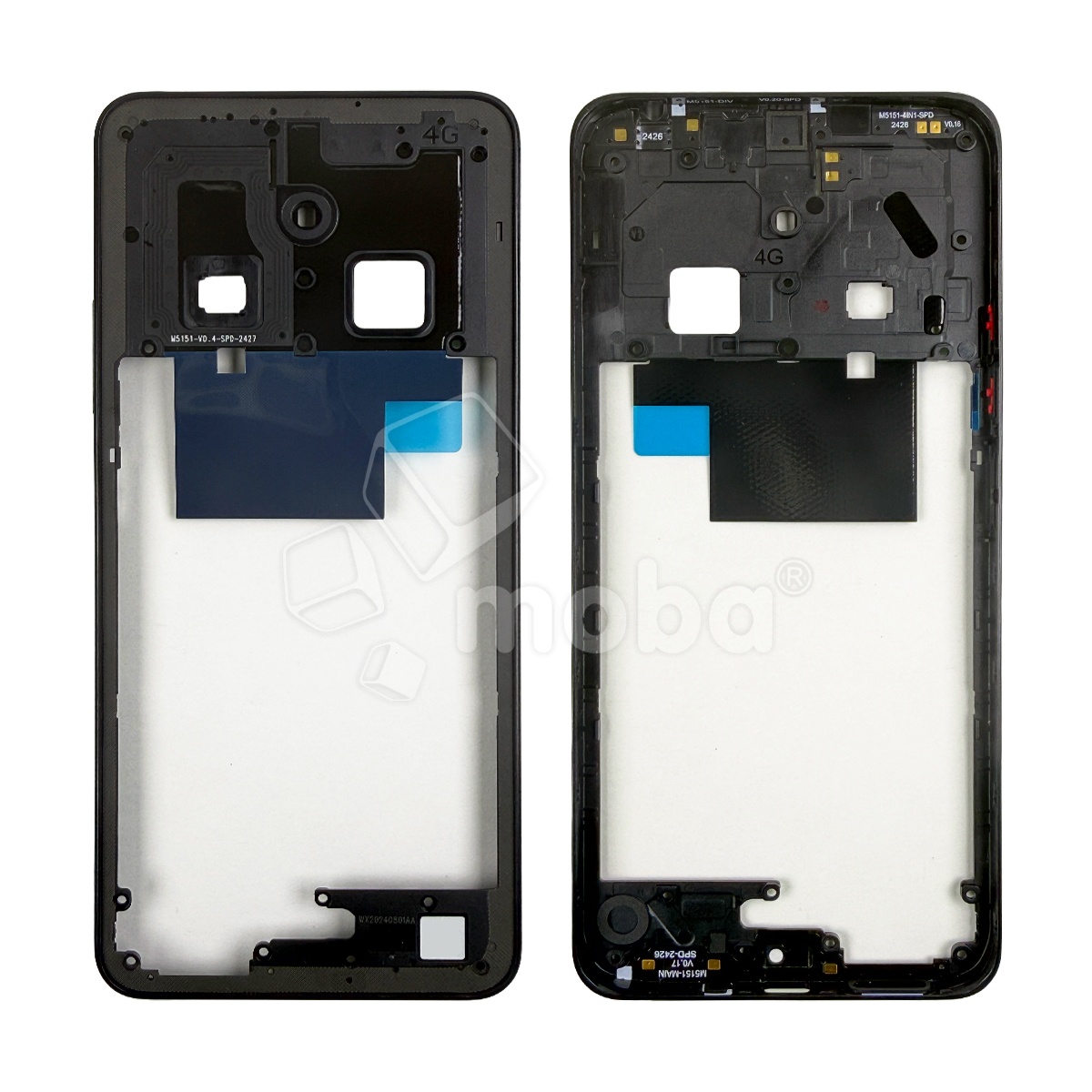 Средняя часть для Xiaomi Redmi 14C/Poco C75 (2411DRN47C/2409BRN2CY/2409BRN2CA/2409BRN2CG/2410FPCC5G) Черный