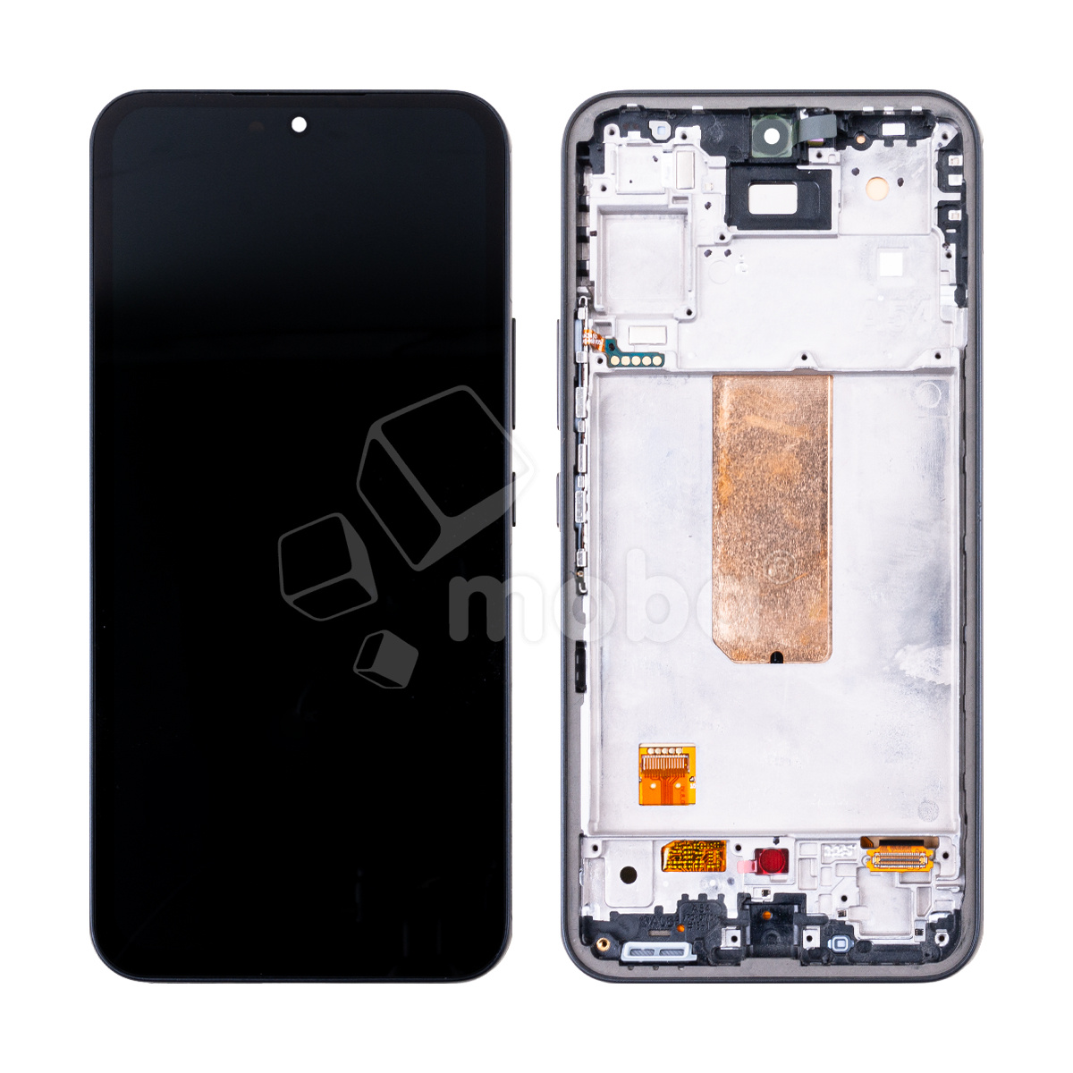 Дисплей для Samsung Galaxy A54 5G (A546E) модуль с рамкой Черный - (OLED) (Full Size) (Full HD, 450 Кд/м²)
