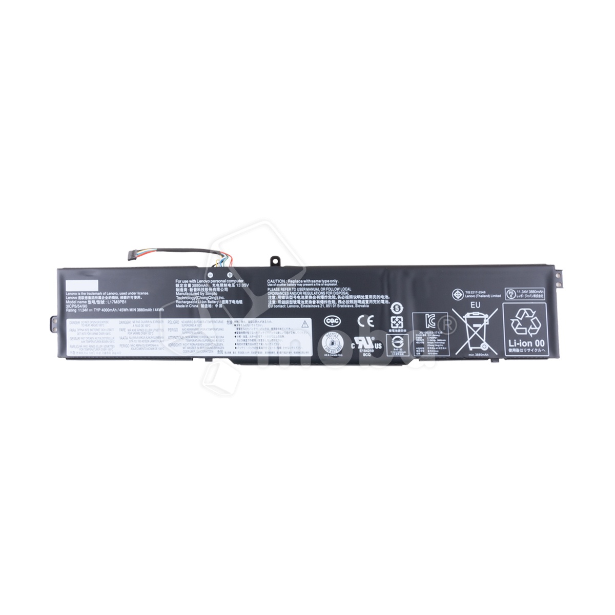 Аккумуляторная батарея для ноутбука Lenovo Ideapad S530-13IWL, S530-13IML (L17M4PF0) 2965 mAh