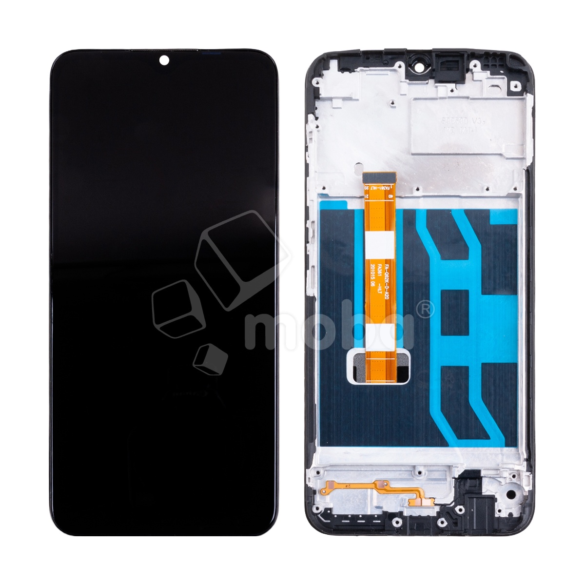 Дисплей для Realme C11 (RMX2185) модуль с рамкой Черный - OR (HD+, 300 Кд/м², 60 Гц)