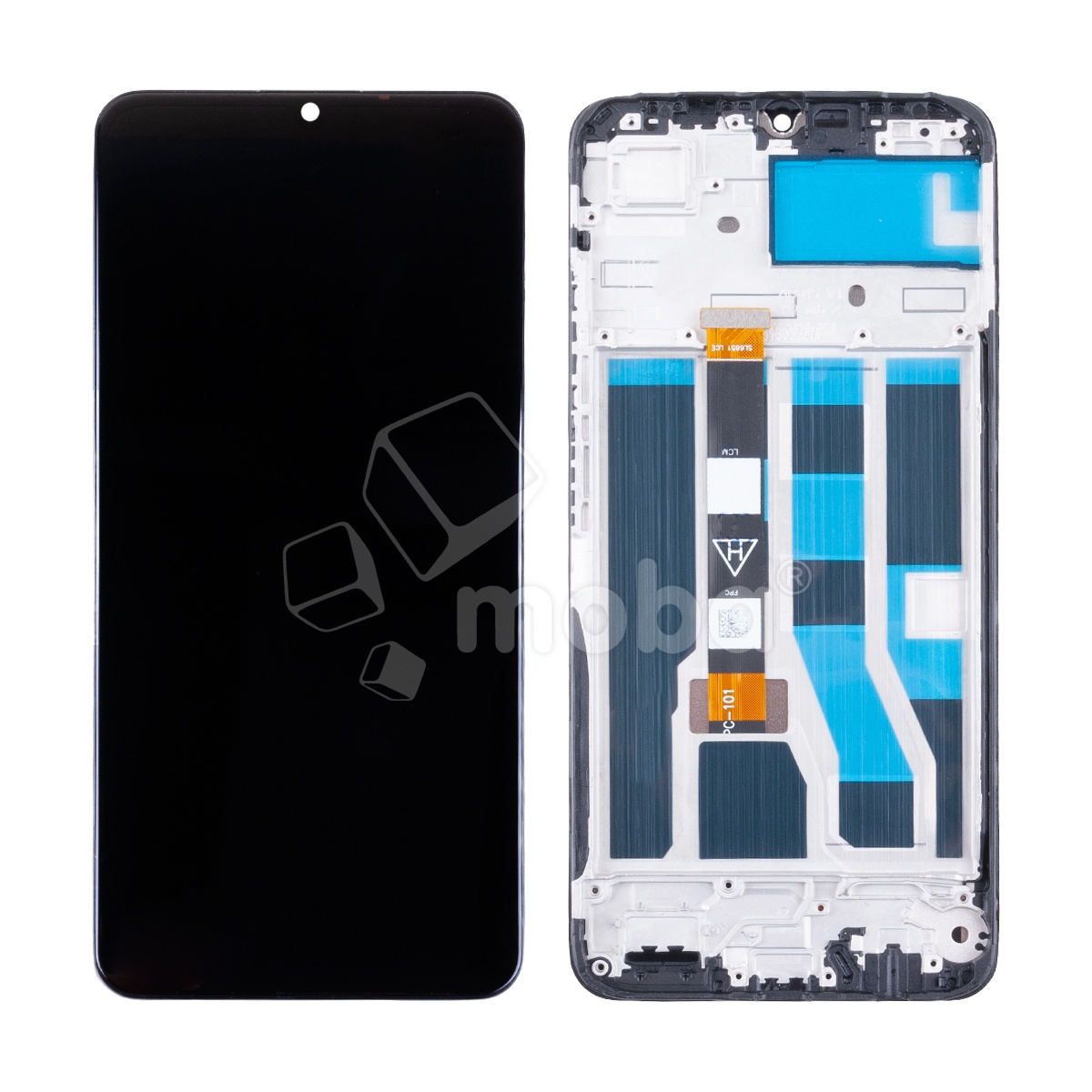 Дисплей для Realme Note 50 (RMX3834) модуль с рамкой Черный - OR (HD+, 300 Кд/м², 90 Гц)
