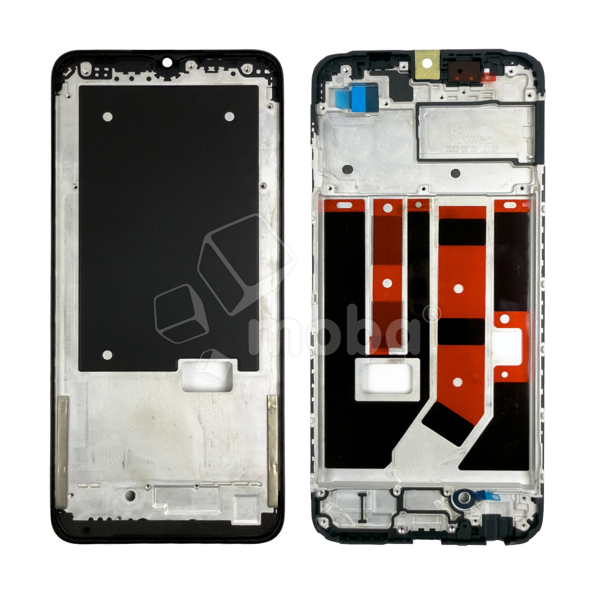 Рамка дисплея для OPPO A18/A38 (CPH259/CPH2579) Черный (возможен дефект ЛКП)