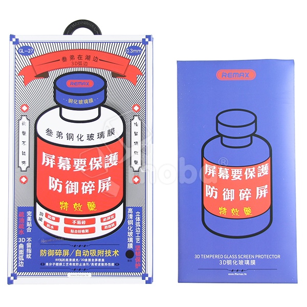 Защитное стекло Remax Medicine Glass GL-27 для iPhone 7/8/SE (2020)/SE (2022) Черный