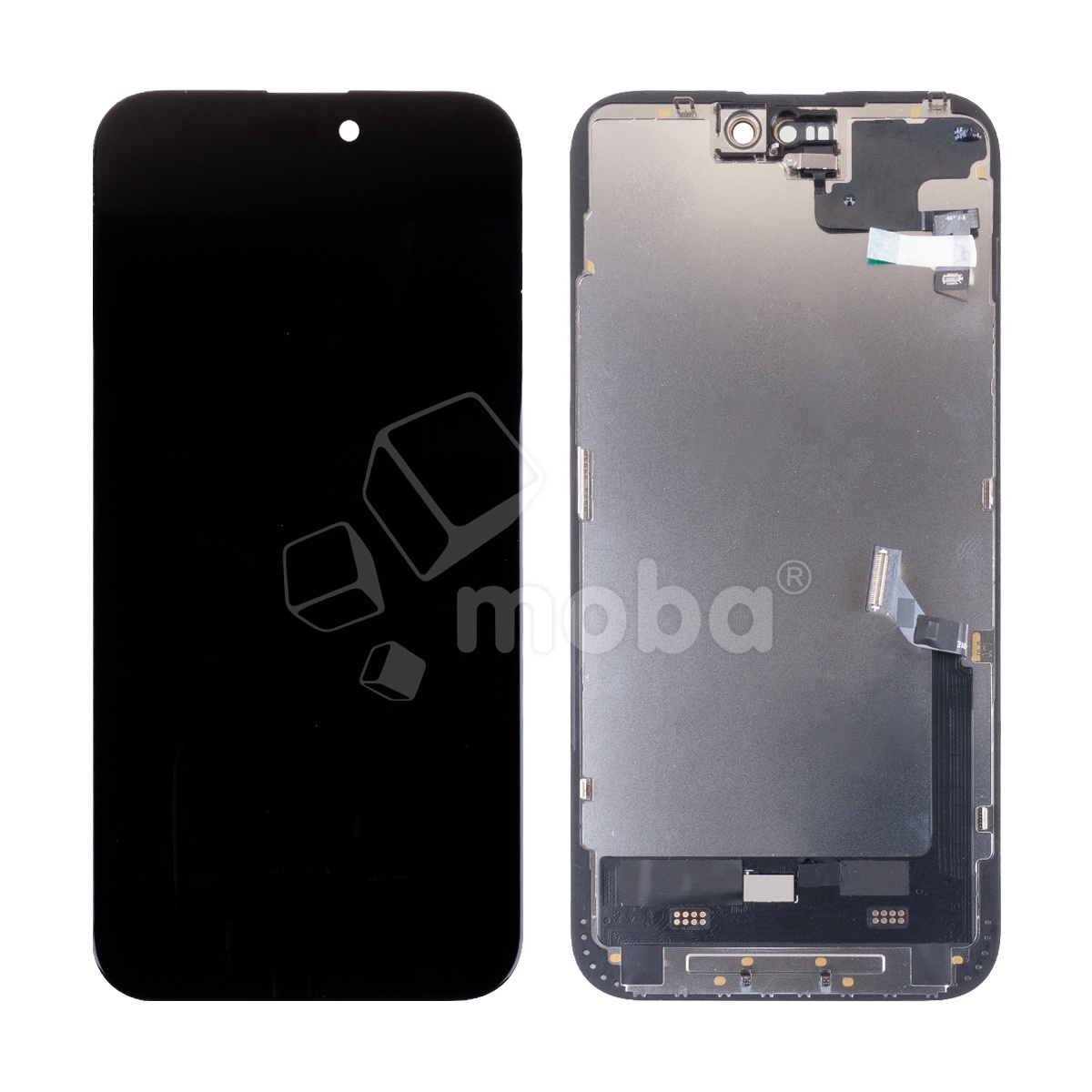 Дисплей для iPhone 15 Plus (A3094) в сборе с тачскрином Черный - (Soft OLED, Full HD COP, 850 Кд/м²) (с верификацией = с привязкой без ошибки)