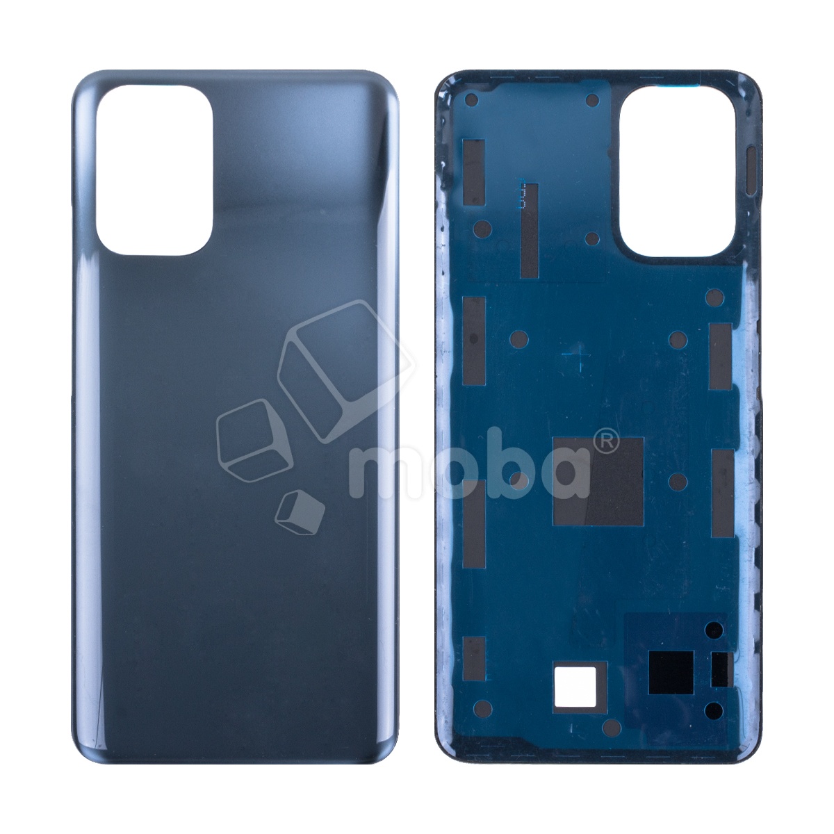 Задняя крышка для Xiaomi Redmi Note 10S (M2101K7BNY) Серый - Премиум