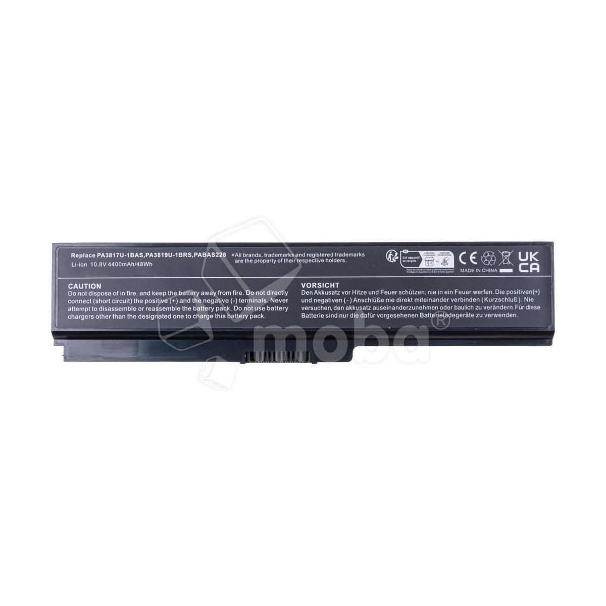 Аккумуляторная батарея для ноутбука Toshiba Satellite L650, L750, Qosmio T551 (PA3817U-1BAS)