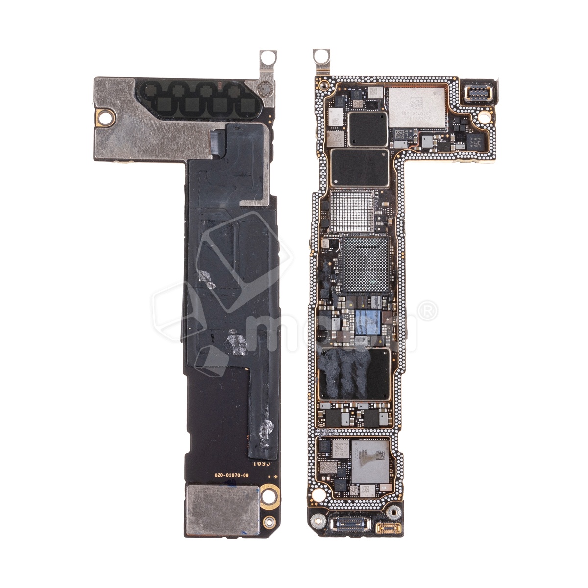 Материнская плата для iPhone 12 Pro (A2407) Sim+E-Sim без микросхем (Нижняя часть)