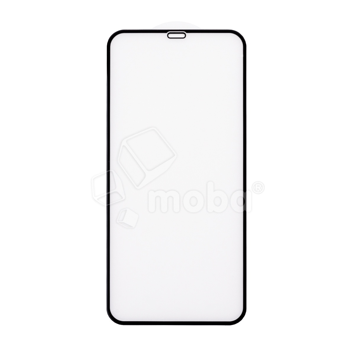 Защитное стекло "Матовое" для iPhone Xs Max/11 Pro Max Черный (Закалённое, полное покрытие)