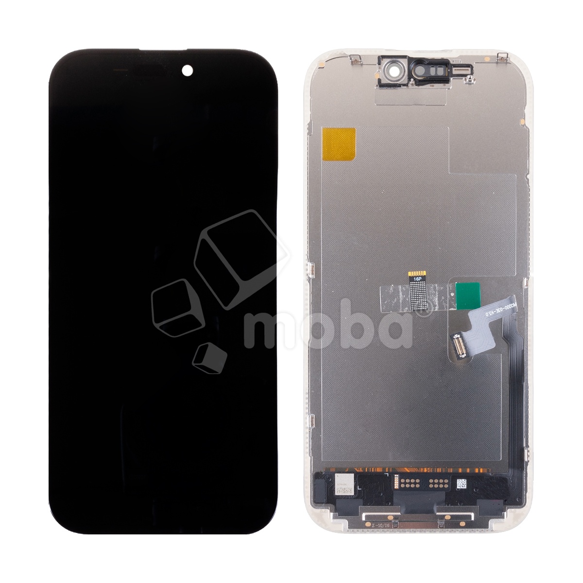 Дисплей для iPhone 16 Pro (A3293) в сборе с тачскрином Черный - DD (Hard OLED, HD+ COF, 650 Кд/м²) (площадка под IC)