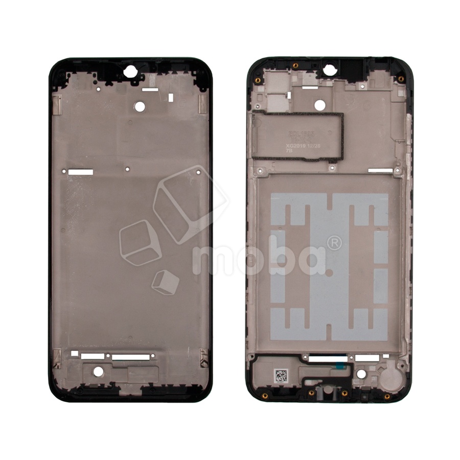 Рамка дисплея для Samsung Galaxy A01/M01 (A015F/M015F) Черный (возможен дефект ЛКП)