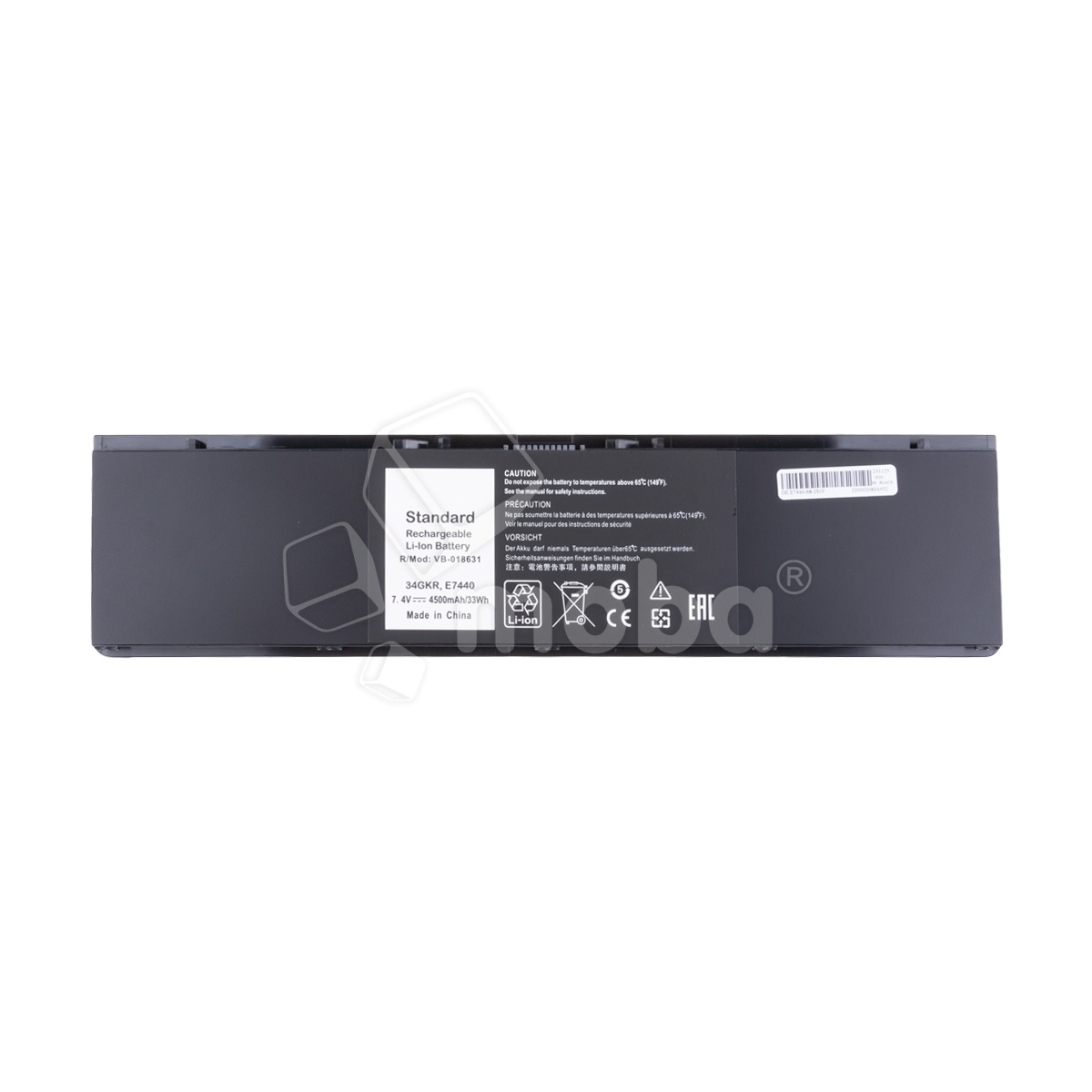 Аккумуляторная батарея для ноутбука Dell E7450, E7420 (34GKR) 4500 mAh