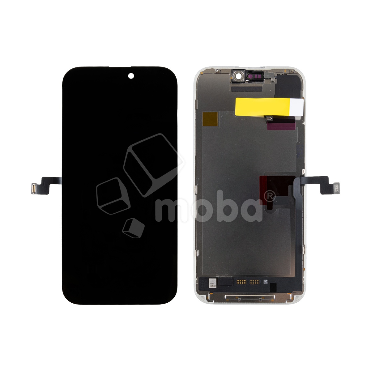 Дисплей для iPhone 16 Pro Max (A3296) в сборе с тачскрином Черный - (Soft OLED, Full HD COP, 850 Кд/м², 120 Гц) (с верификацией = с привязкой без ошибки)