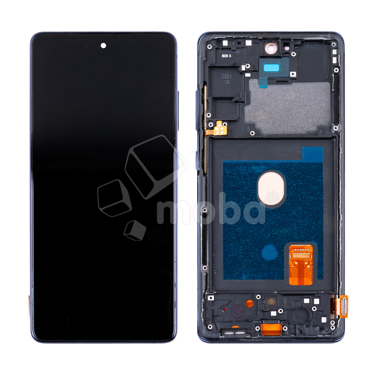 Дисплей для Samsung Galaxy S20 FE/S20 FE 5G (G780F/G781B) модуль с рамкой Синий - (OLED) (Full Size) (Full HD, 500 Кд/м²)