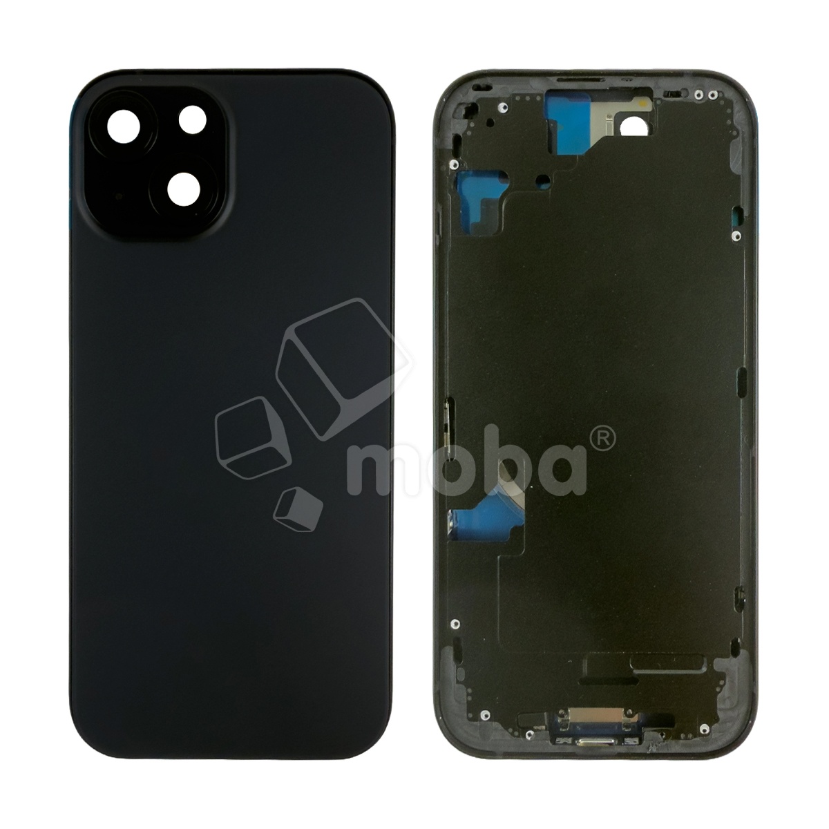 Корпус для iPhone 15 (A3090) (1 Sim) Черный - Премиум