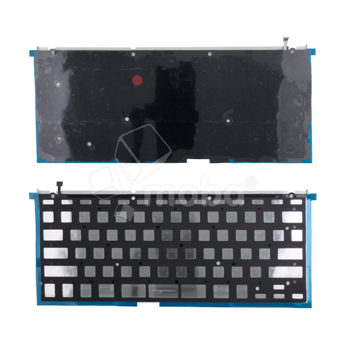Подсветка клавиатуры для ноутбука MacBook Pro 13" A1502 (2013-2015, прямой Enter RU) Черный