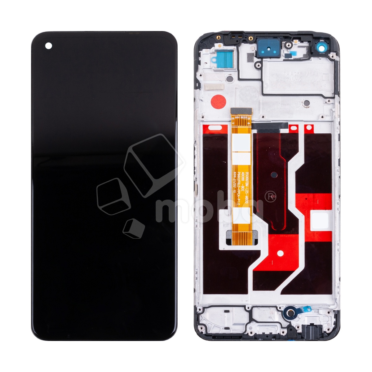 Дисплей для Realme 9i (RMX3491) модуль с рамкой Черный - OR (HD+, 300 Кд/м², 90 Гц)
