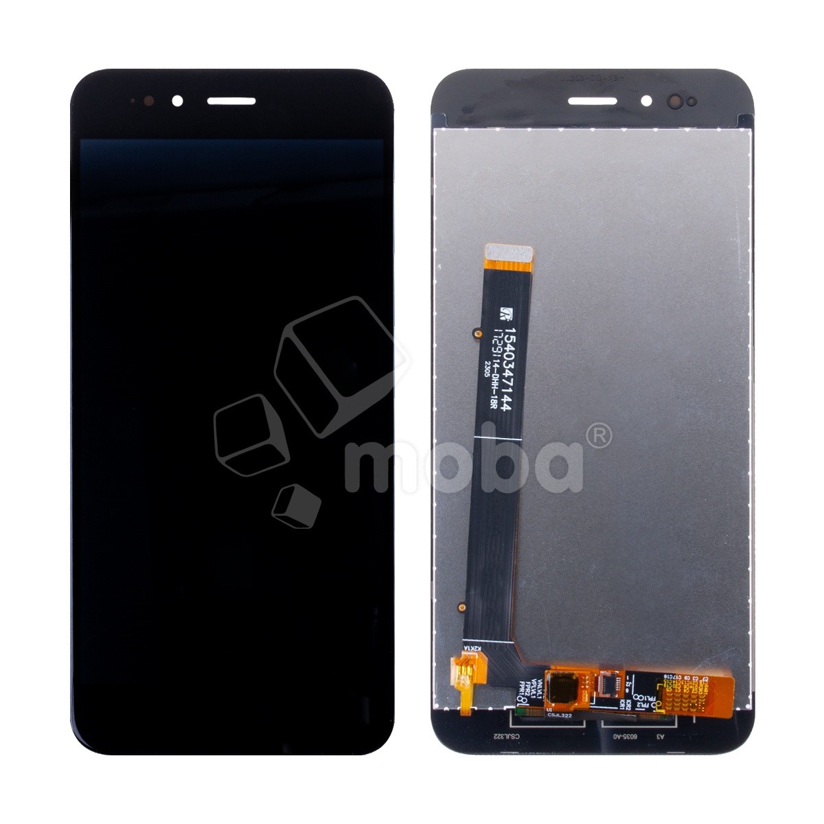 Дисплей для Xiaomi Mi A1/5X (MDG2) в сборе с тачскрином Черный - Оптима