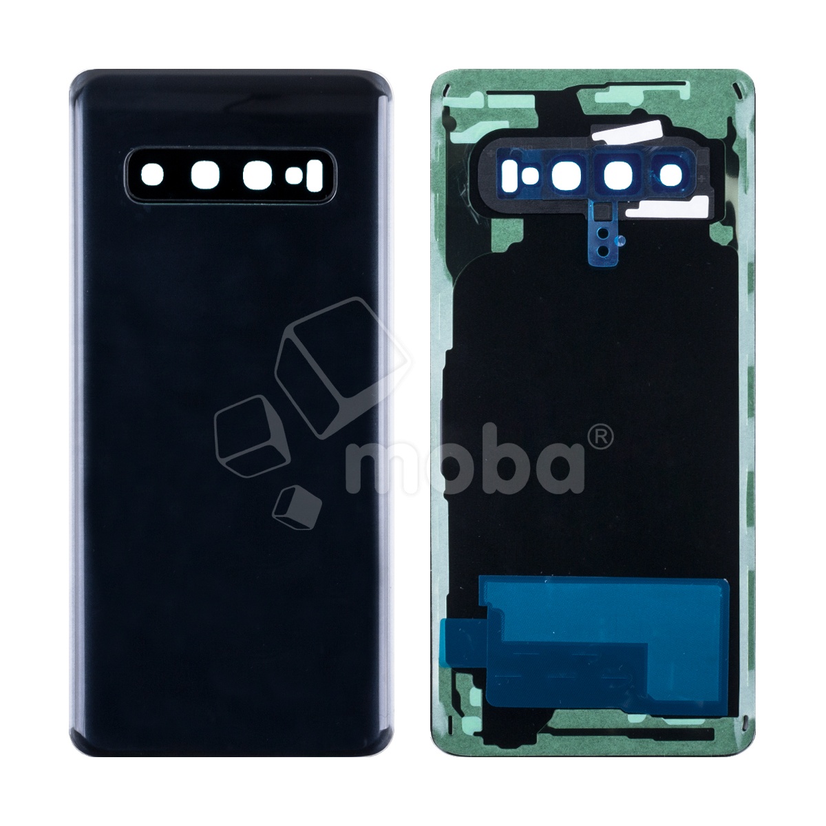Задняя крышка для Samsung Galaxy S10 (G973F) Черный - Премиум