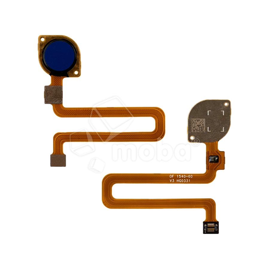 Шлейф для Xiaomi Redmi 9C (M2006C3MNG) сканер отпечатка пальцев Синий