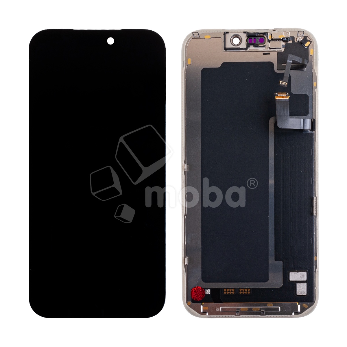 Дисплей для iPhone 17 Pro Max (A3526) в сборе с тачскрином Черный - OR (SP) (с верификацией “Новая запчасть”)