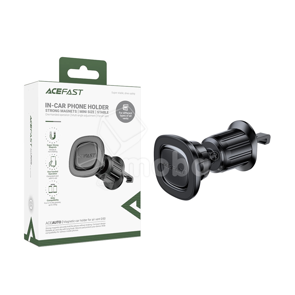 Автомобильный держатель Acefast D50 (магнитный, в дефлектор) Черный