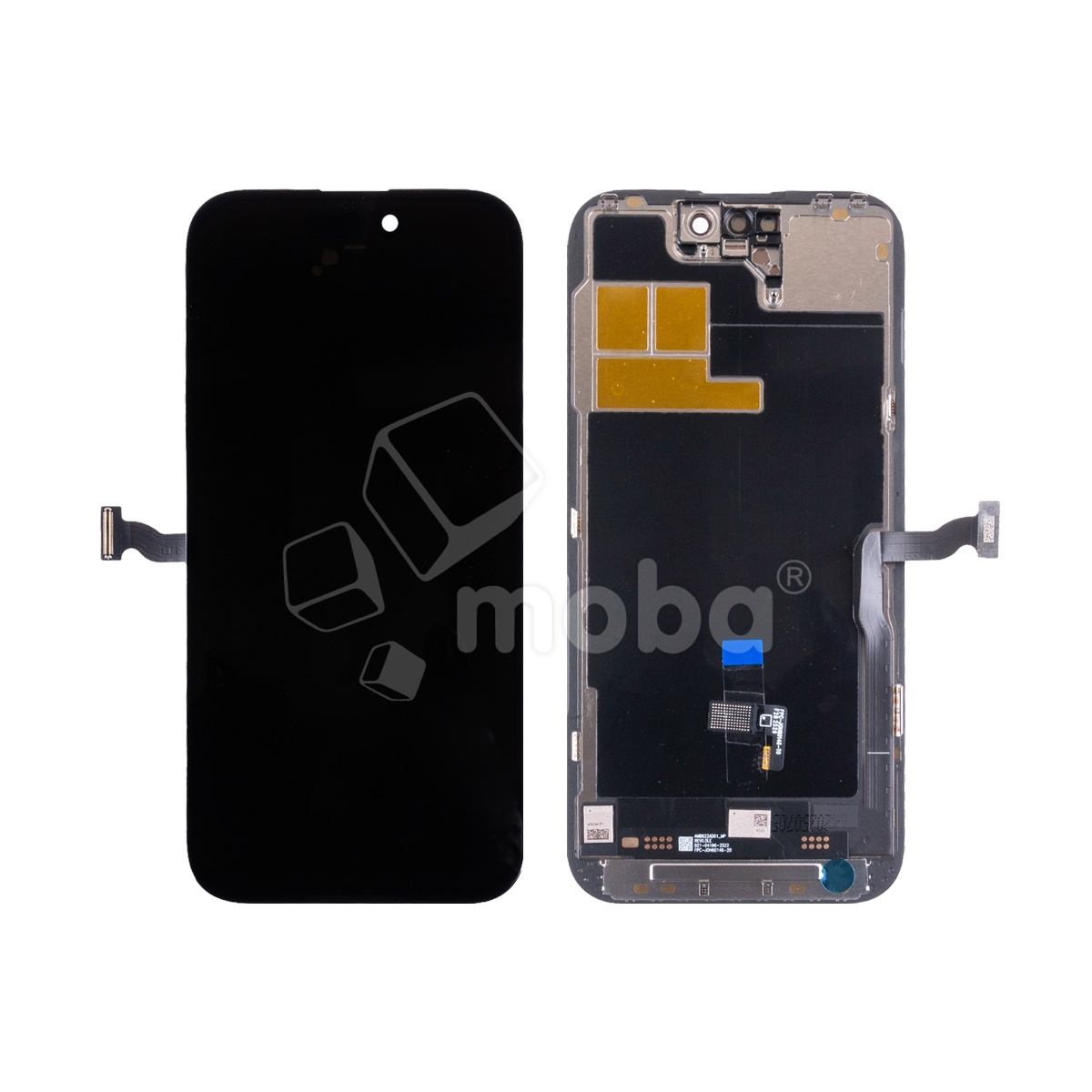 Дисплей для iPhone 14 Pro (A2891) в сборе с тачскрином Черный - (Hard OLED) Стандарт (площадка под IC)