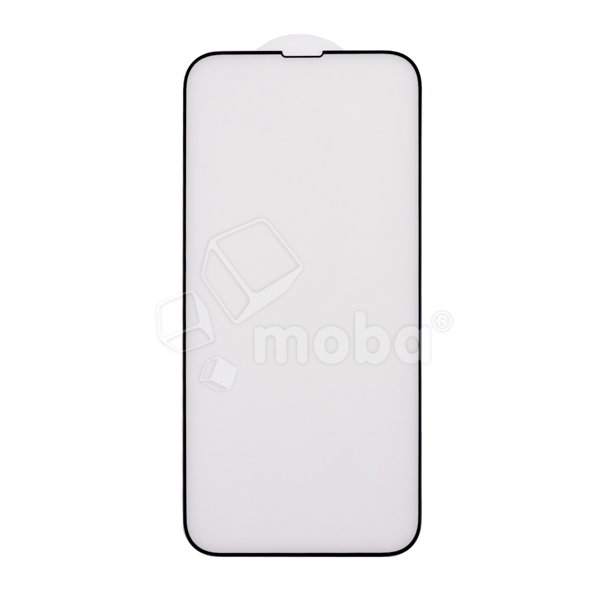 Защитное стекло "Матовое" для iPhone 13 Pro Max/14 Plus Черный (Закалённое, полное покрытие)