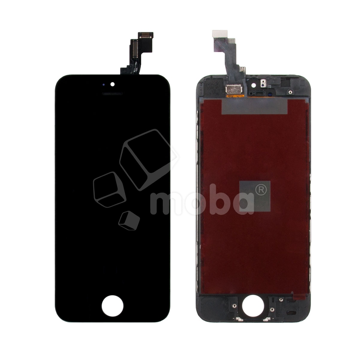 Дисплей для iPhone 5S/SE в сборе с тачскрином Черный - Оптима