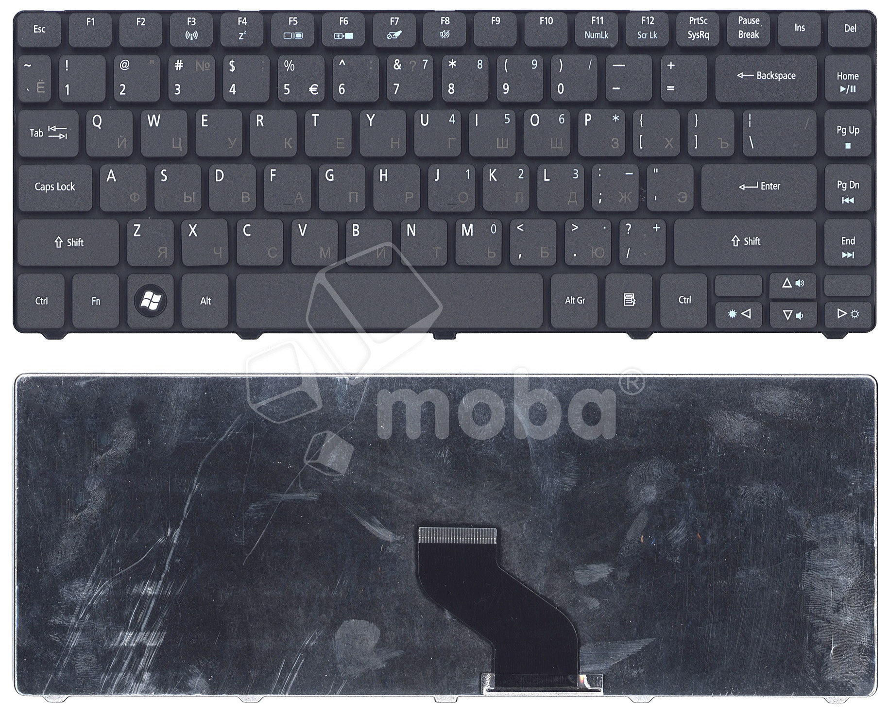 Клавиатура для ноутбука Acer Aspire Timeline 3410/3410T/3410G/4741/3810 Черный Матовый