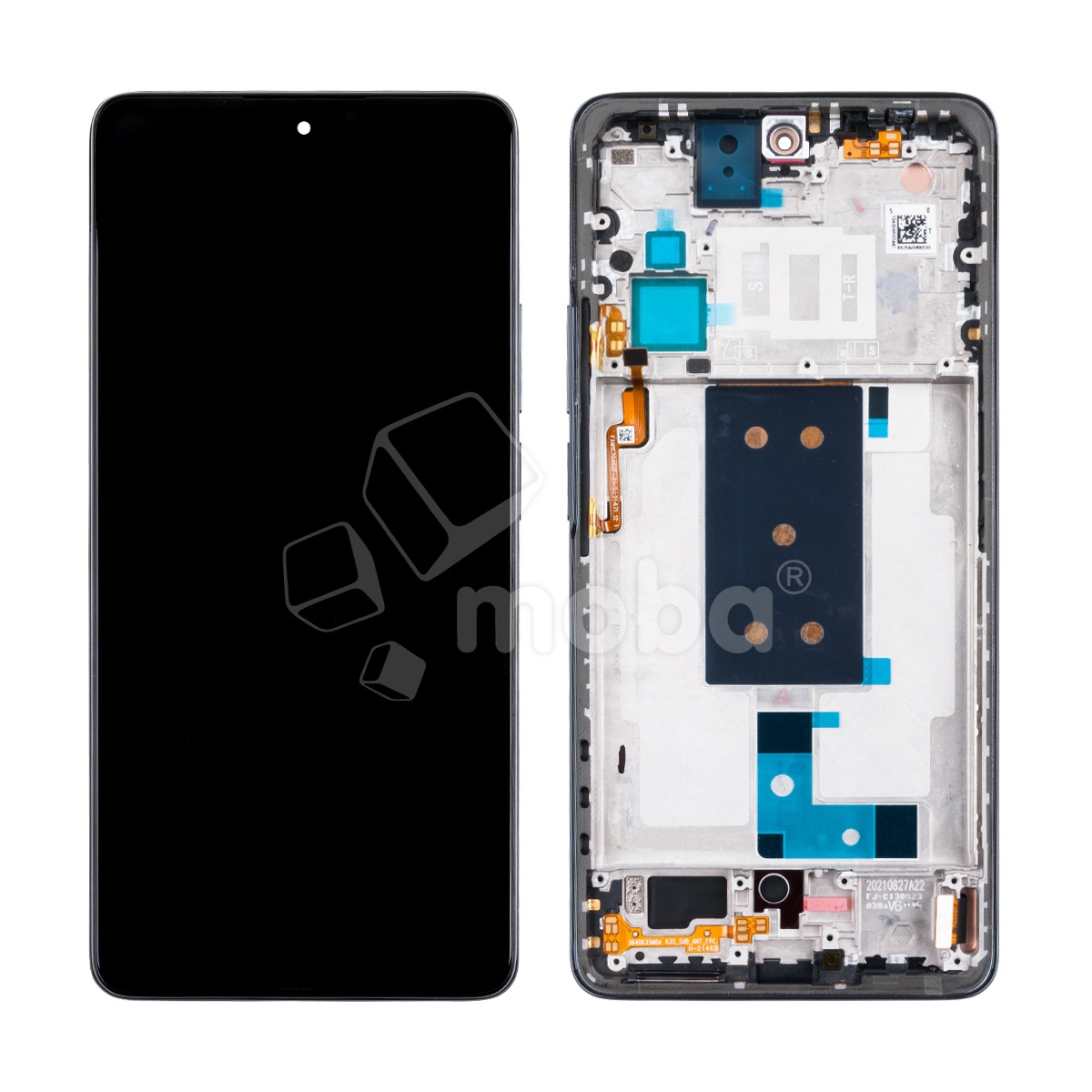 Дисплей для Xiaomi 11T Pro/11T (2107113SG/21081111RG) модуль с рамкой Черный - OR (SP)