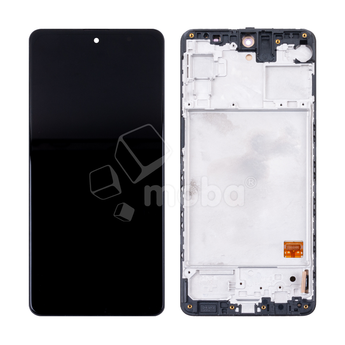 Дисплей для Samsung Galaxy M31s (M317F) модуль с рамкой Черный - (OLED) (Full Size) (Full HD, 450 Кд/м²)