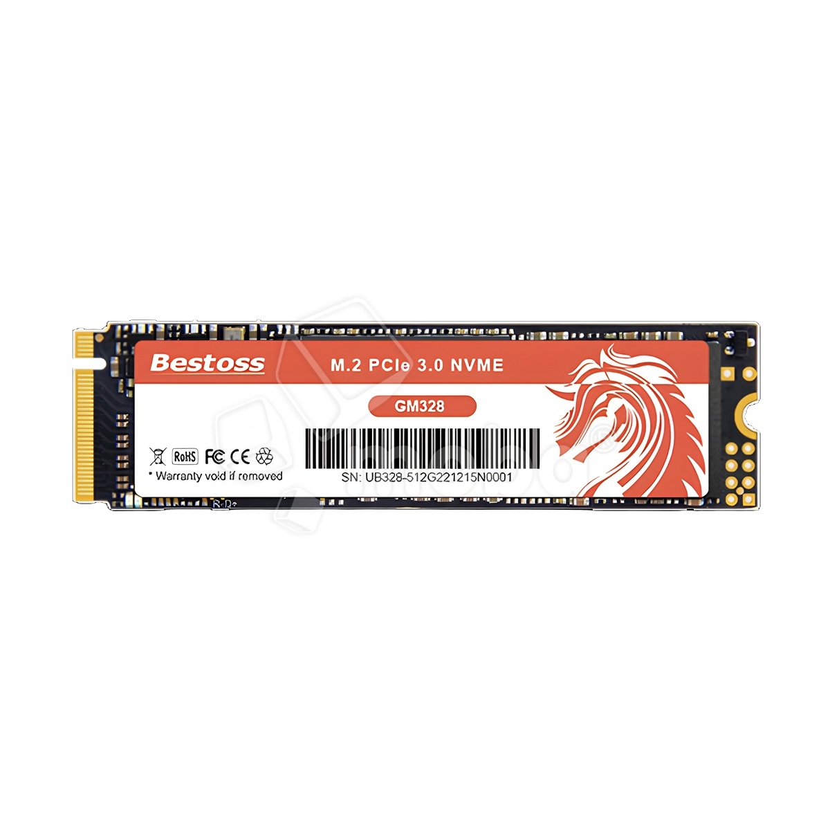 Внутренний SSD накопитель Bestoss GM328 256GB (PCI-E 3.0, M.2 2280 NVMe, NAND 3D TLC)