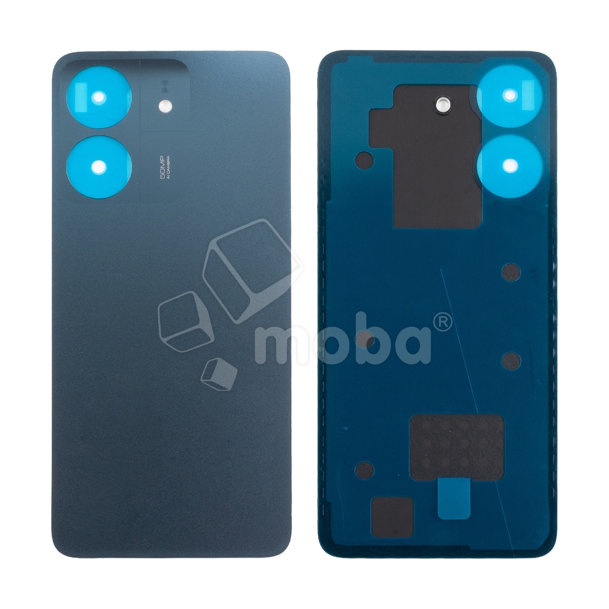 Задняя крышка для Xiaomi Redmi 13С 4G (23100RN82L/23108RN04Y/23106RN0DA/2311DRN14I) Синий - Премиум