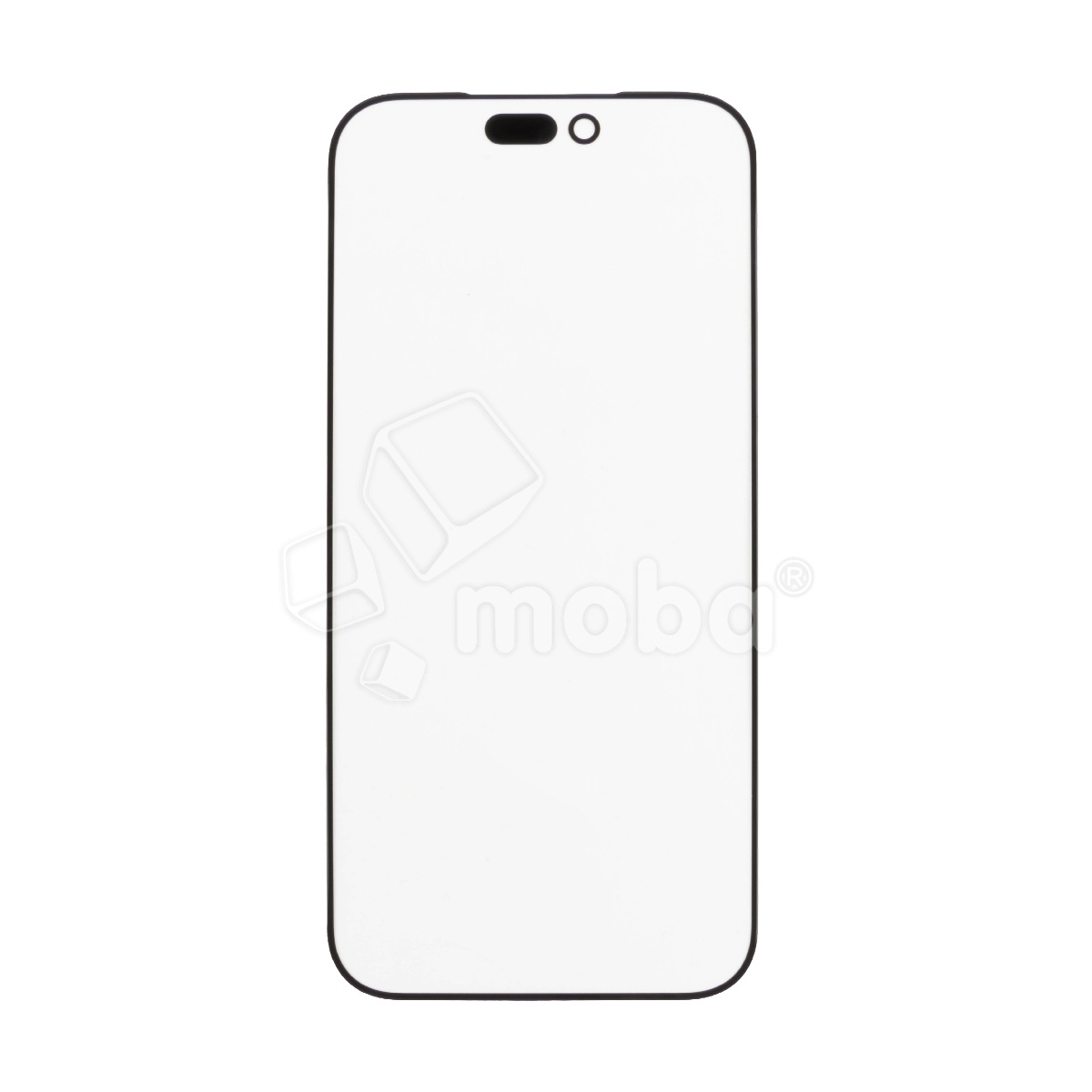 Стекло для переклейки iPhone 17 Pro (A3523) с OCA пленкой Черный - OR (Feaglet)