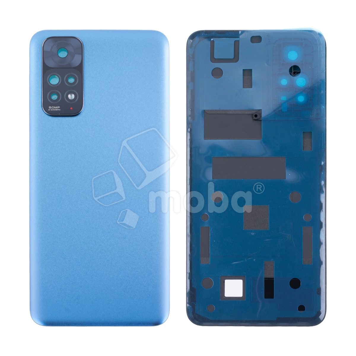 Задняя крышка для Xiaomi Redmi Note 11 (2201117TY) Синий - Премиум