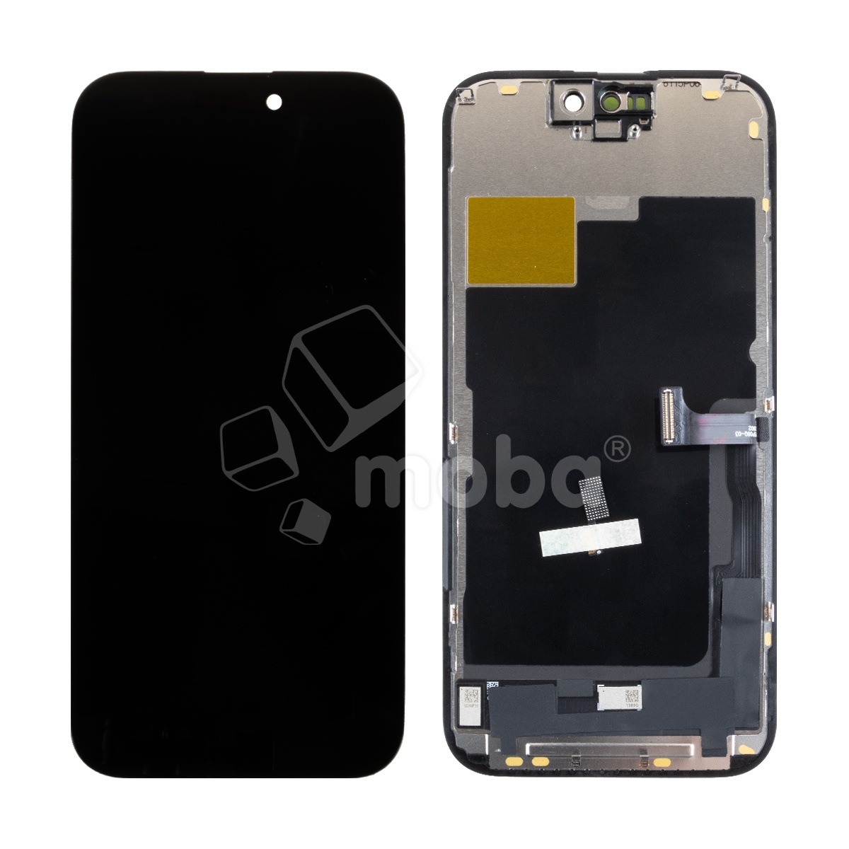 Дисплей для iPhone 15 Pro (A3102) в сборе с тачскрином Черный - (In-Cell, Full HD COF, 600 Кд/м², 120 Гц) (площадка под IC)